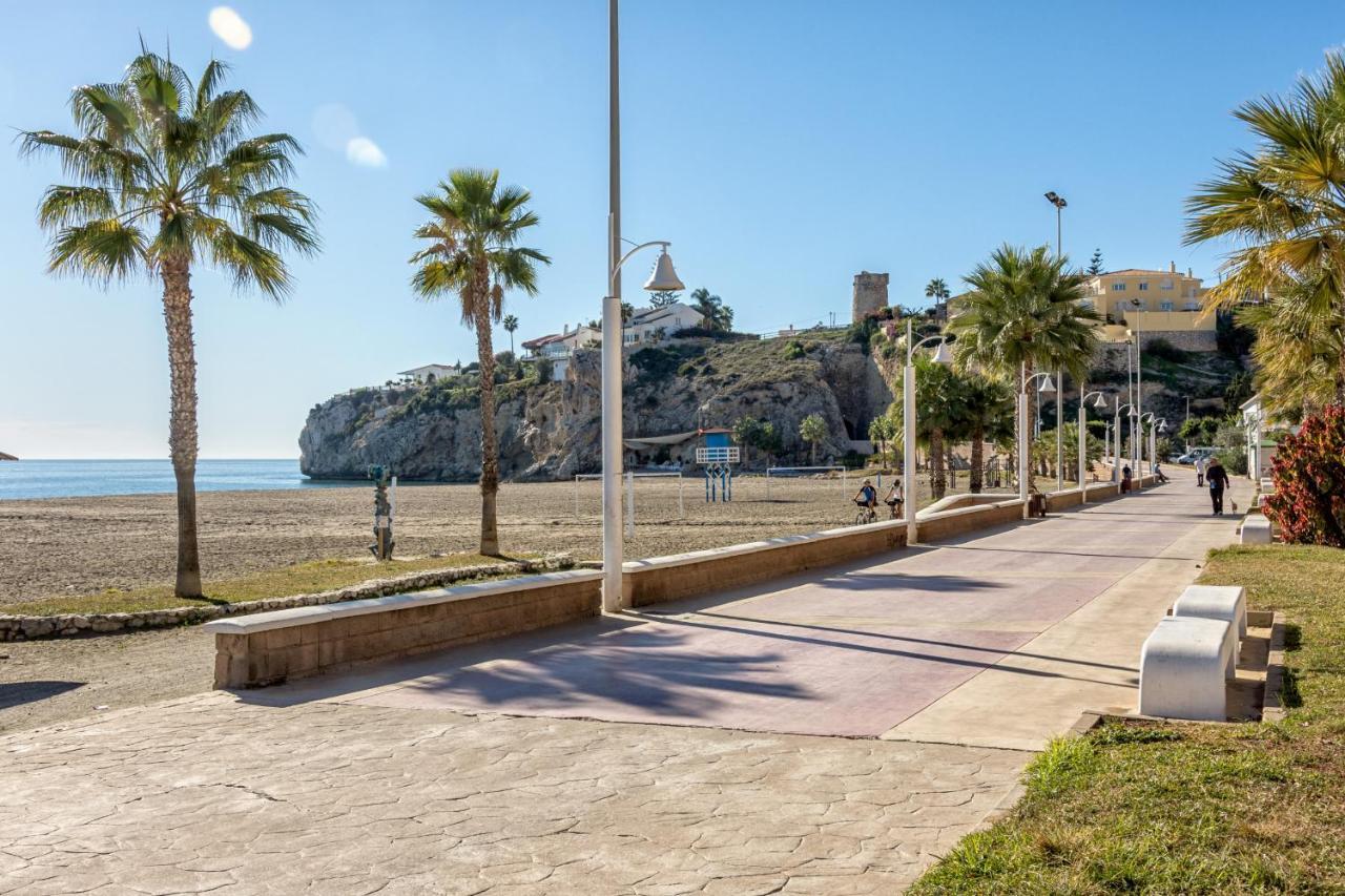 Wintowinrentals 1St Linea De Playa Vista Al Mar Y Piscina La Cala Del Moral Eksteriør bilde